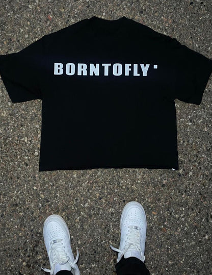 Heavy Weight BornToFly T-shirt